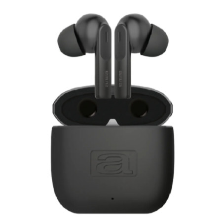 EBTW-200 auricular y casco Auriculares True Wireless Stereo (TWS) Dentro de oído Llamadas/Música USB Tipo C Bluetooth Negro