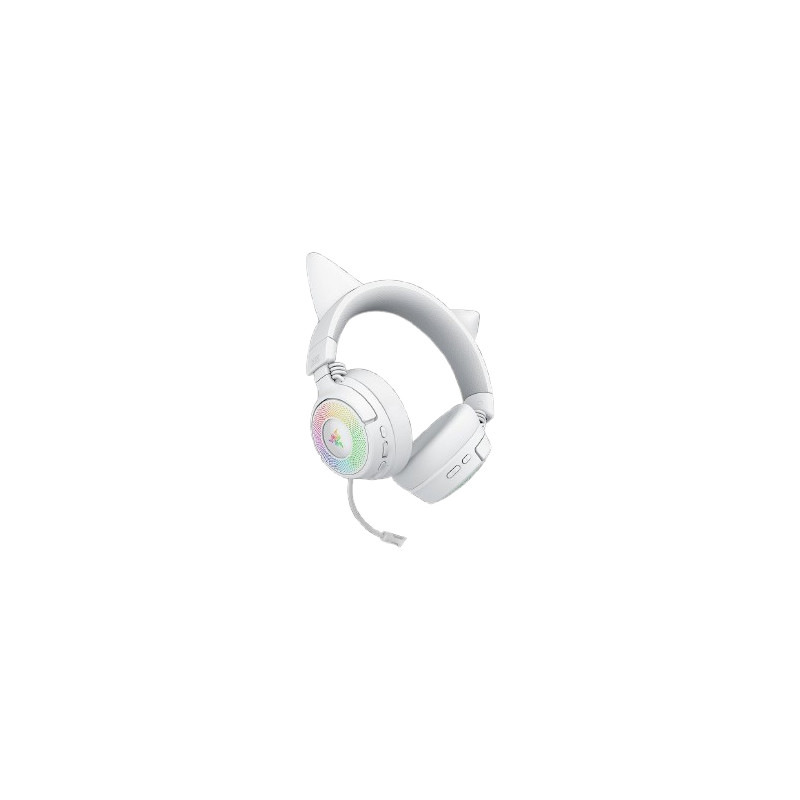 Kraken Kitty V3 Pro - White Auriculares Inalámbrico y alámbrico Diadema Juego USB tipo A Bluetooth Blanco