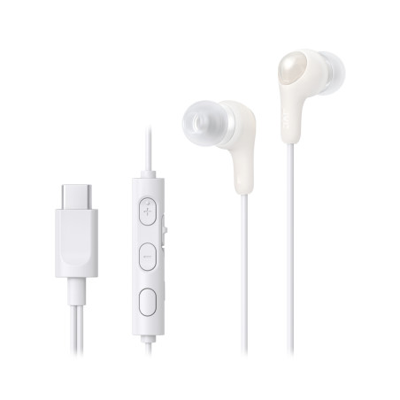 HA-FR9UC Auriculares Alámbrico Dentro de oído Llamadas/Música USB Tipo C Blanco