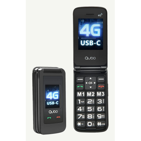 X-247 4G teléfono móvil 7,11 cm (2.8) Negro