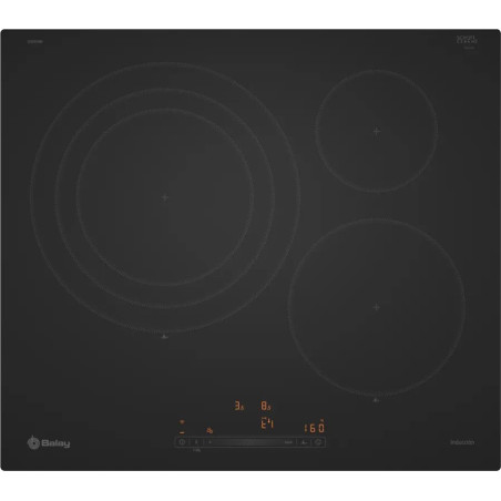 Induccion Balay 3EB967MH, 3z, 32c XXL, N mate, ace