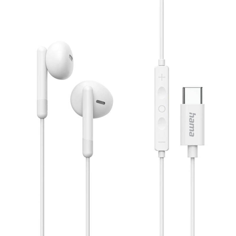 Classy Auriculares Alámbrico Dentro de oído Llamadas/Música USB Tipo C Blanco