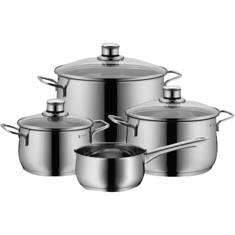BATERIA DE COCINA WMF DIAMDEM  4 PIEZAS CON CAZO