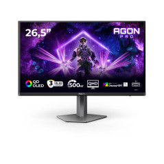AGON PRO AG276QKD2 pantalla para PC 67,3 cm (26.5) 2560 x 1440 Pixeles Quad HD QD-OLED Negro, Gris