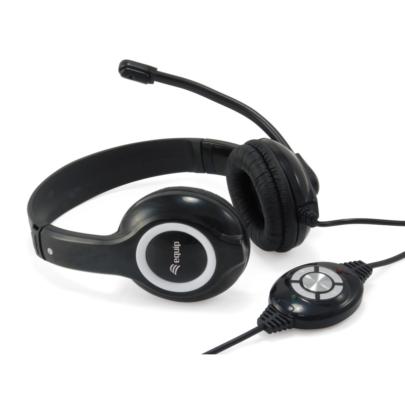 245301 Auriculares Alámbrico Diadema Llamadas/Música USB tipo A Negro