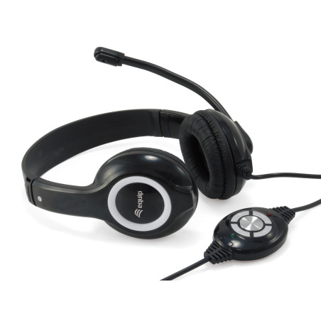 245301 Auriculares Alámbrico Diadema Llamadas/Música USB tipo A Negro
