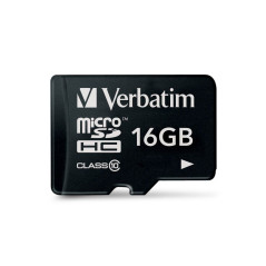 Tarjeta Verbatim Premium MicroSDHC Card 16GB
