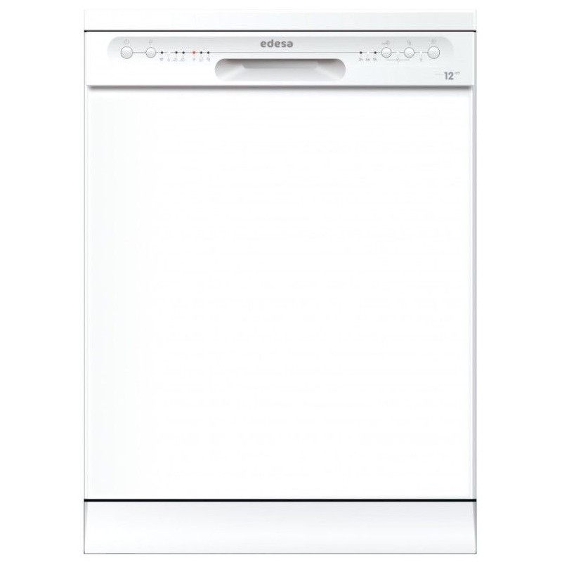 Lavavajillas Edesa EDW6120WH, 12 Cub, 60cm, E, Bla Lavavajillas Edesa EDW6120WH, 12 Cub, 60cm, E, Bla