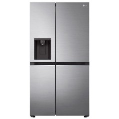 Frigorifico SbS LG GSLV70PZTD, 179x91cm, D, Inox