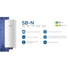 Termo Electrico Nofer SB100N, 100L, Triposiciona
