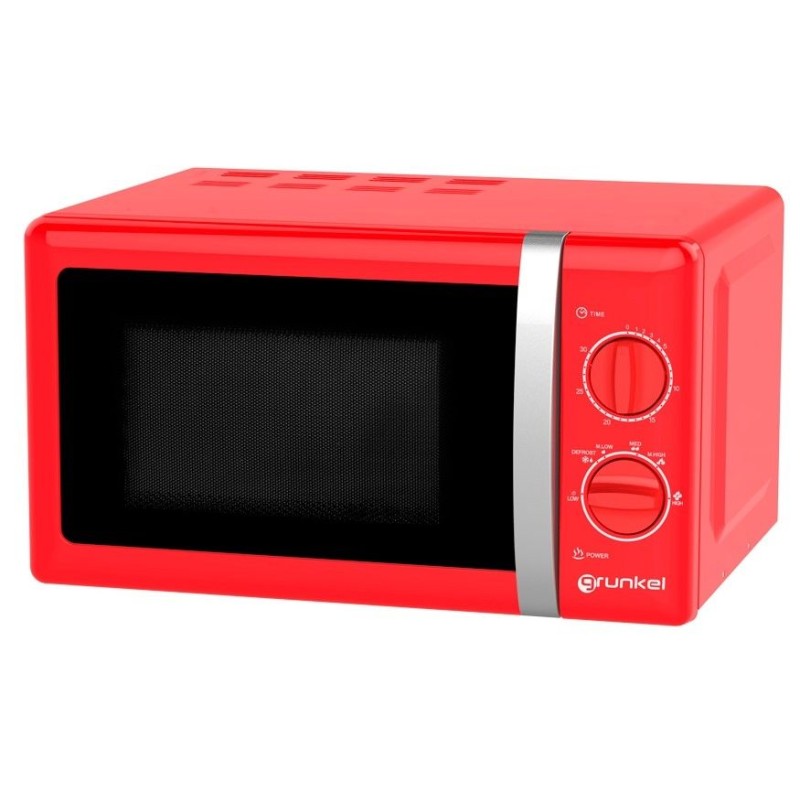 Microondas Grunkel MW20ROJO, 20L, rojo Microondas Grunkel MW20ROJO, 20L, rojo