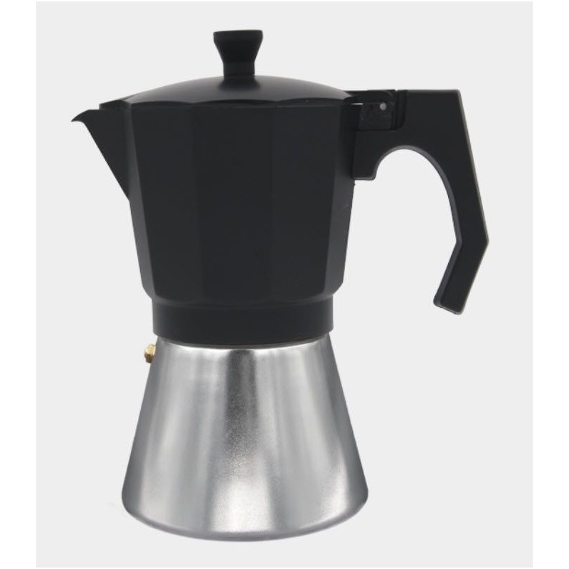 Cafetera Aluminio Bastilipo MOKKA9N, 9 t, Negra Cafetera Aluminio Bastilipo MOKKA9N, 9 t, Negra