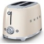 Tostador Smeg TSF01CREU, 50 style 2 rebanadas crem Tostador Smeg TSF01CREU, 50 style 2 rebanadas crem