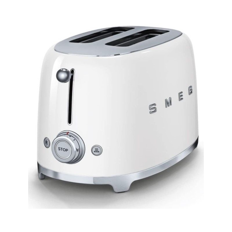 Tostador Smeg TSF01WHEU, 50 style 2 rebanadas blan Tostador Smeg TSF01WHEU, 50 style 2 rebanadas blan