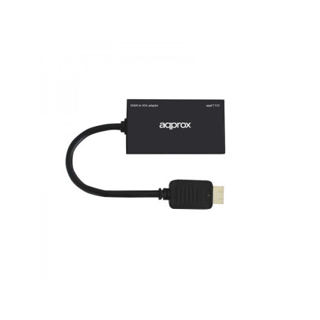 Adaptador APPROX APPC11V2, HDMI A VGA con audio V2