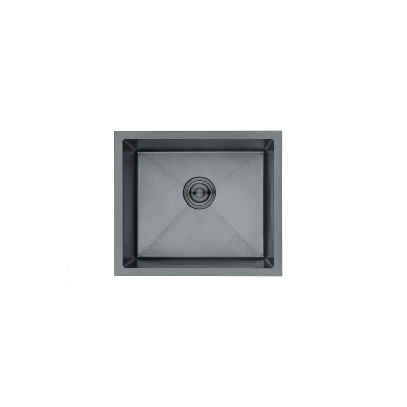 Fregadero Nova SIENA5043N, 1C 50X43, Inox negro