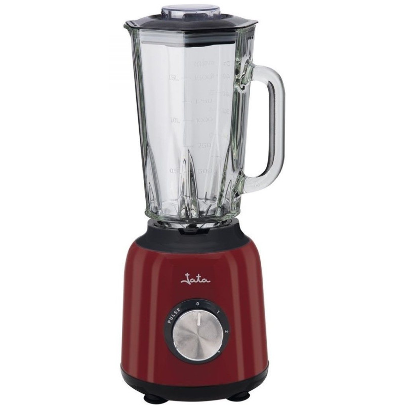Batidora vaso Jata BT795,1200w, cristal, roja